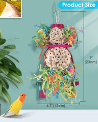 Juguete Bissap con bolas Sola para aves pequeñas, estimulación mental