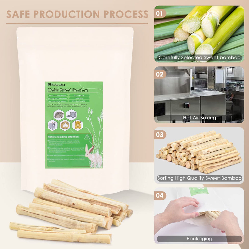 Bissap merienda natural de fibra; apoya la digestión de conejos y roedores.