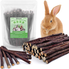 Palitos de manzana Bissap para conejos, masticación segura y deliciosa.