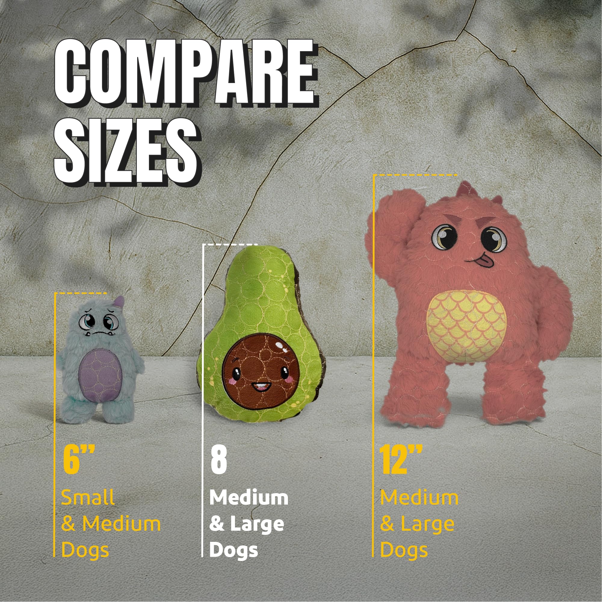 Bite Force Avocado ideal para acurrucarse, textura suave para momentos de calma.