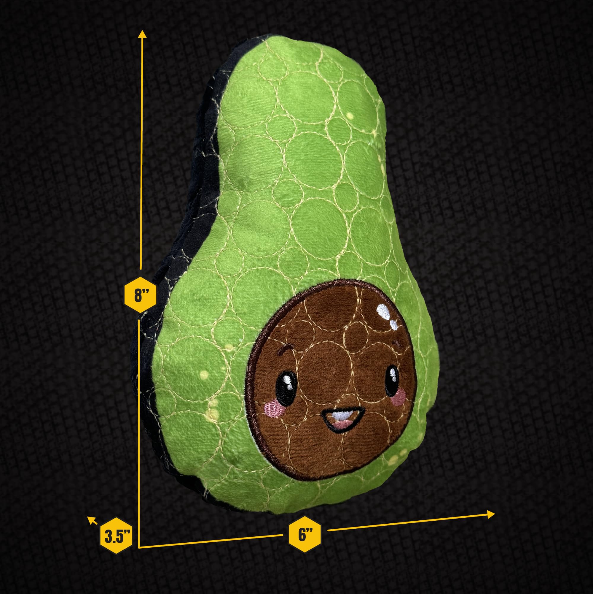 Bite Force Avocado para perros pequeños, tamaño cómodo para cachorros curiosos.