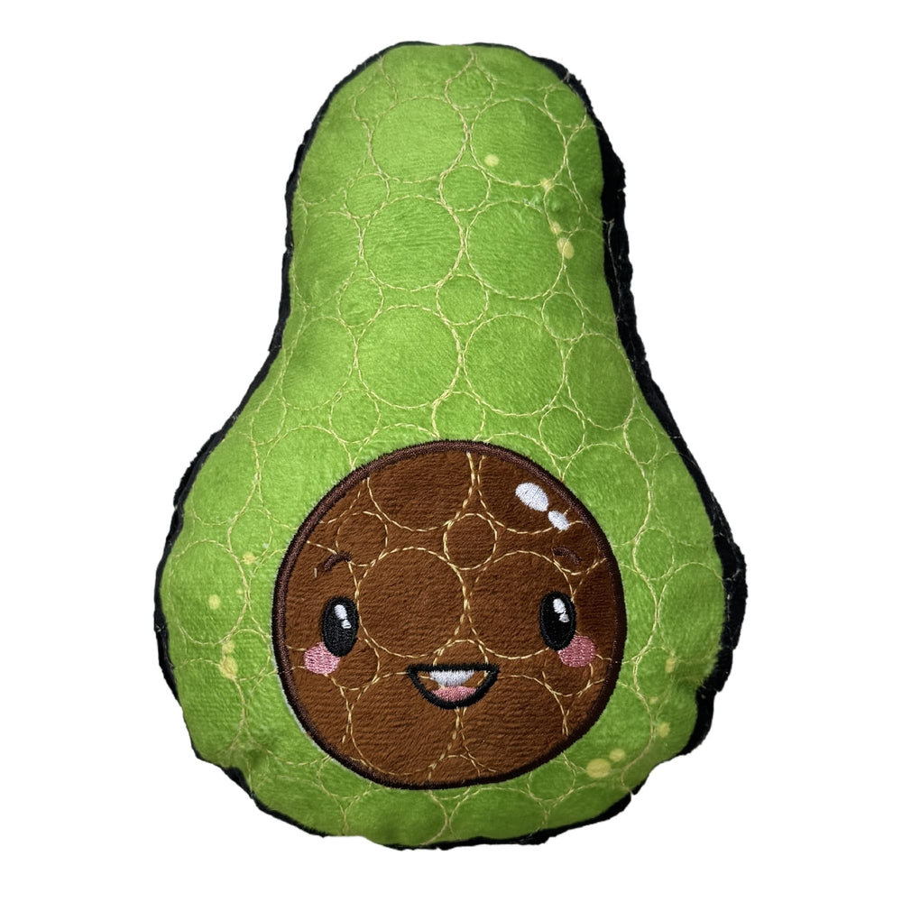 Bite Force Avocado con chirrido, ideal para mordidas intensas y juego activo.