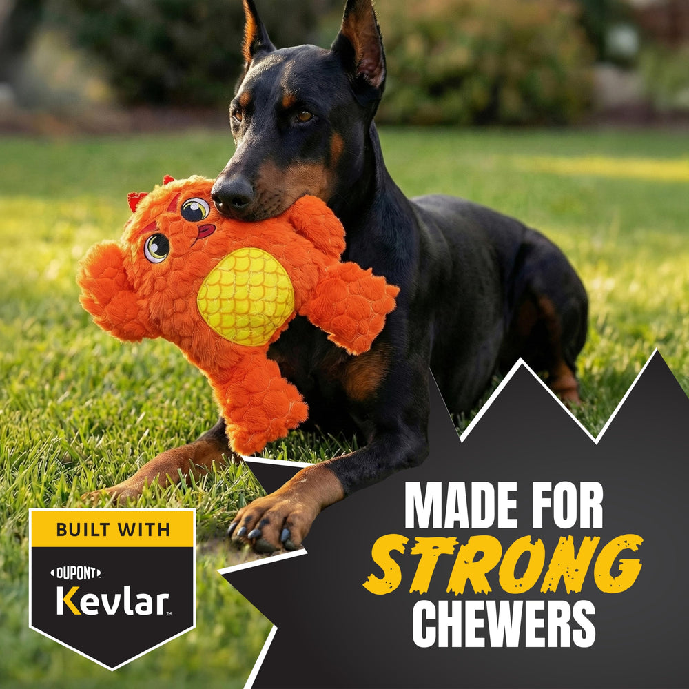 Juguete Bite Force con Kevlar reforzado para masticadores agresivos y uso duradero.