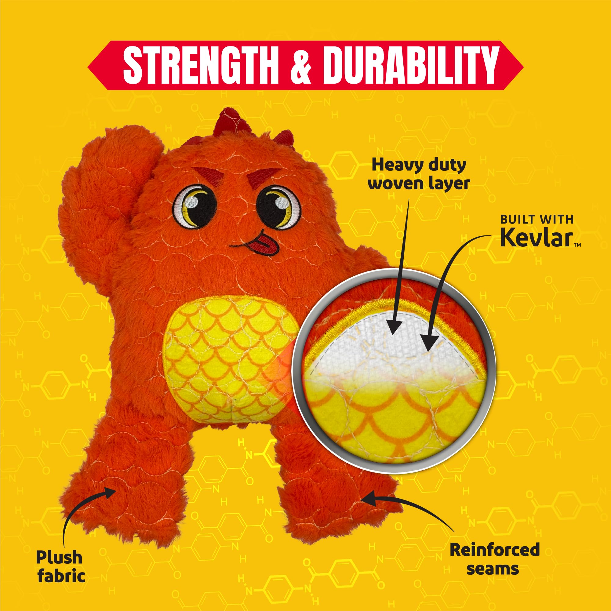 Juguete Bite Force con sonido chirriante que incentiva juego activo.