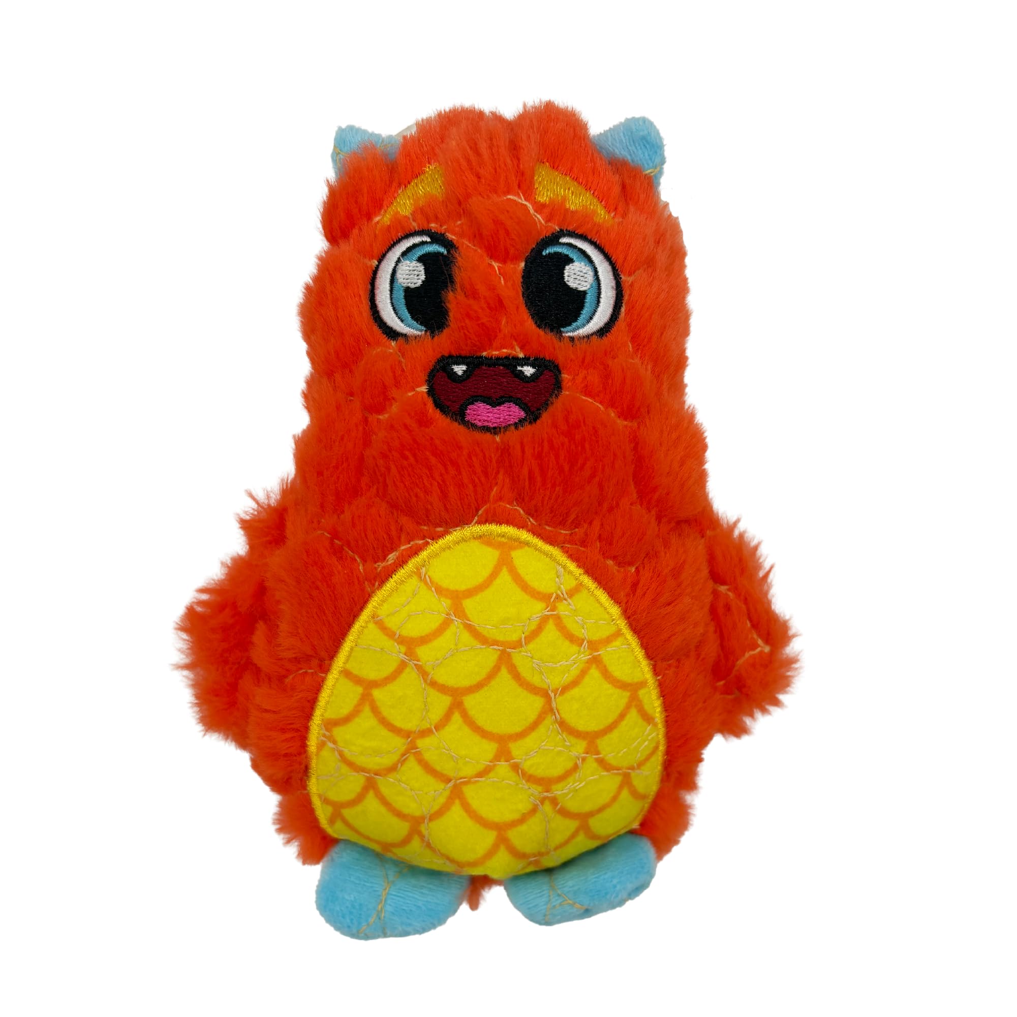 Bite Force monstruo naranja con sonajero para juego activo