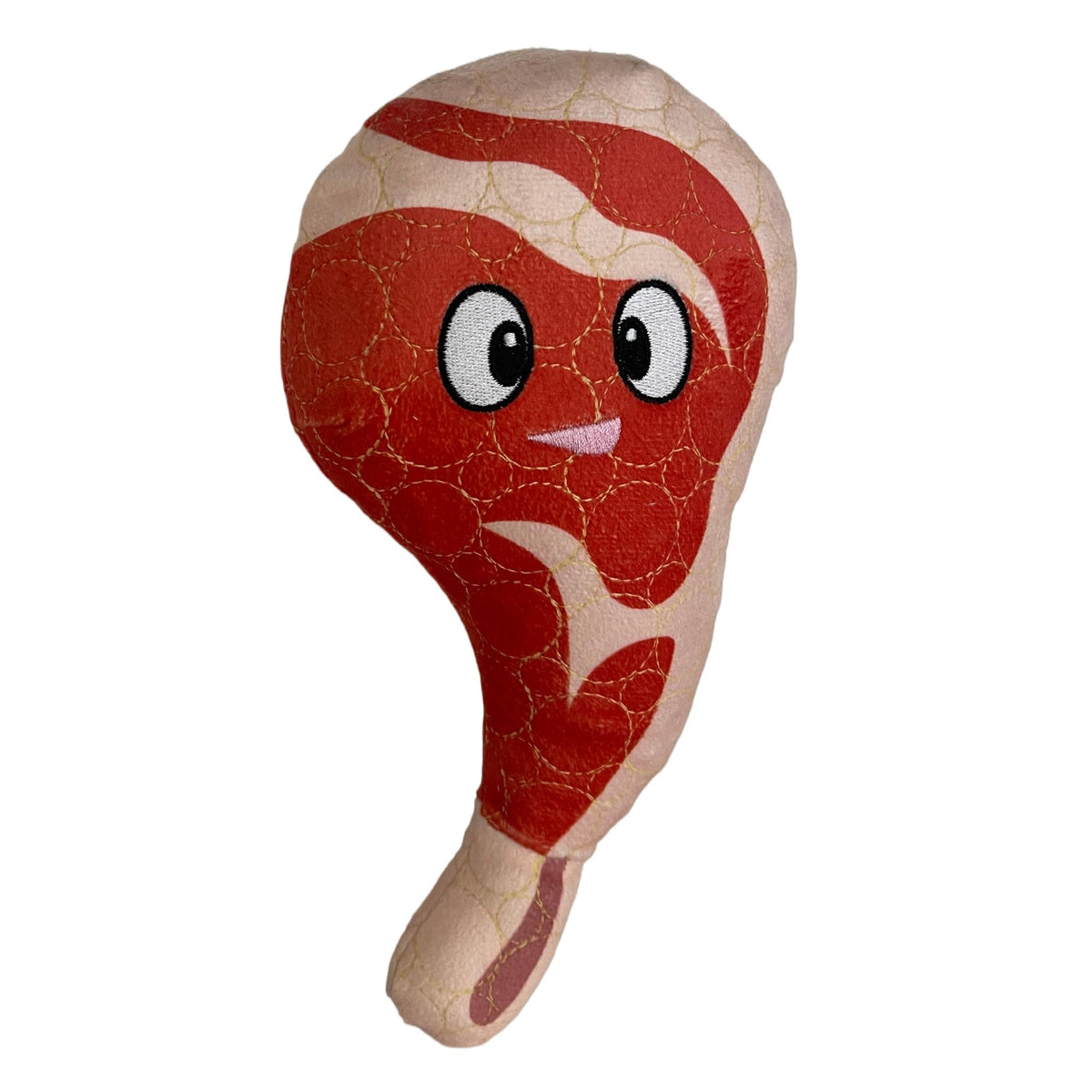 Bite Force Ribby, juguete resistente con squeaker para masticadores vigorosos.