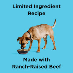 BIXBI Liberty croquetas con carne fresca como ingrediente principal para perros.