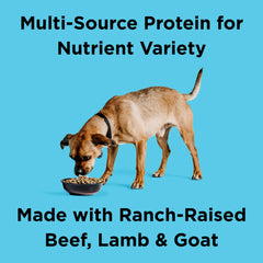 Ingredientes frescos de BIXBI Liberty, carne real para perros con digestión suave.