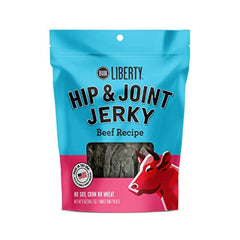 BIXBI Liberty jerky ternera hígado, empaque frontal, premio sabroso para perros