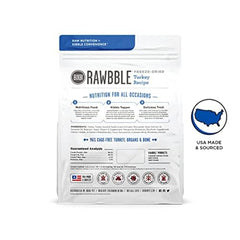 Trozos de pavo liofilizados de BIXBI Liberty, fuente de proteína conveniente