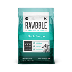 BIXBI Rawbble pato-fresco: proteína de pato fresca para perros activos.