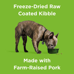 BIXBI Rawbble recubierto crudo liofilizado conserva sabor y nutrición.