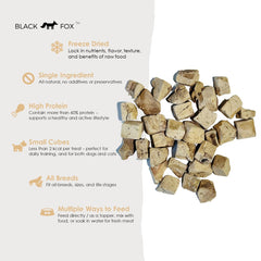 BLACK FOX ingrediente único sin aditivos para premio natural.