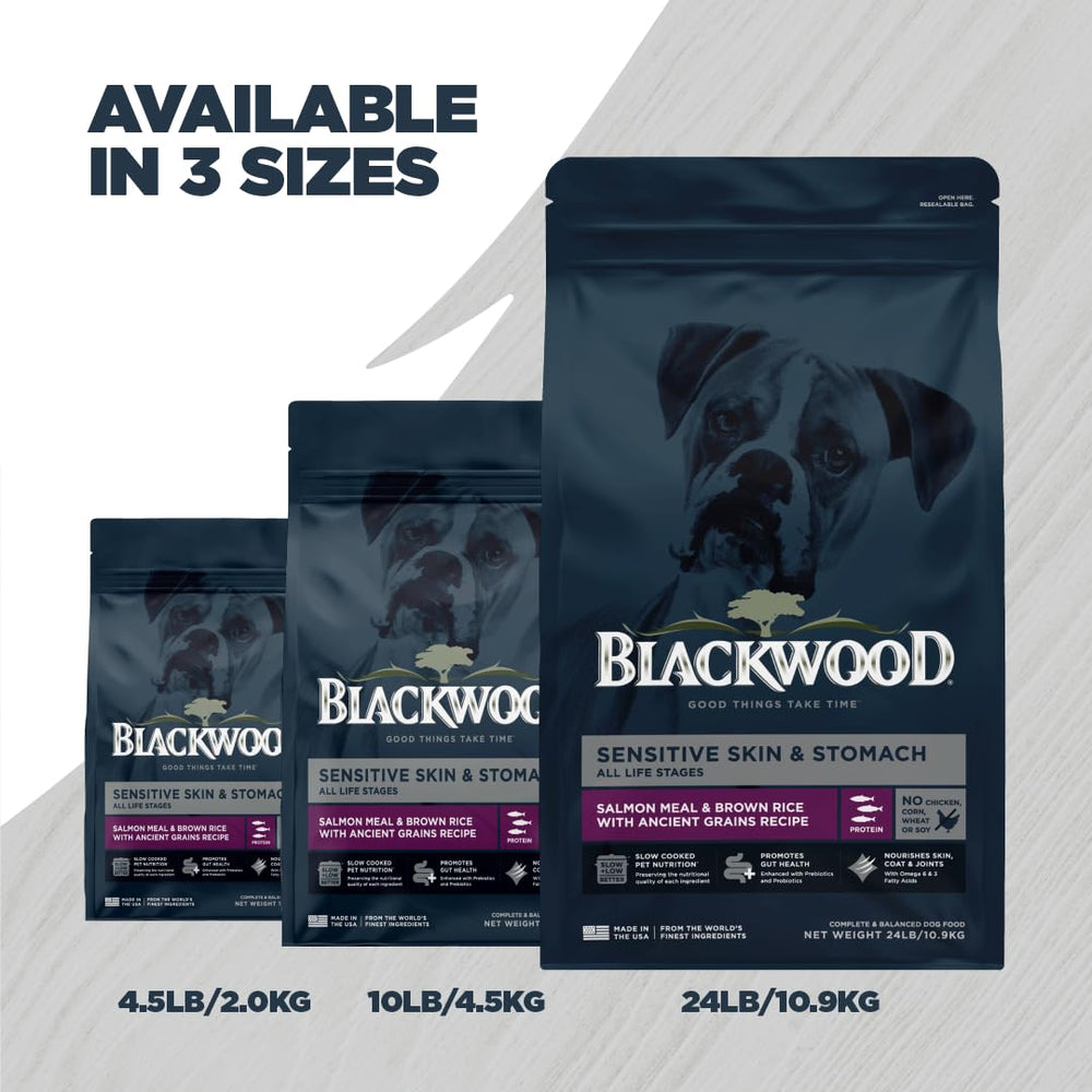 Producto Blackwood hecho en EE. UU., para todas las razas y etapas.