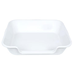 Blaucasa: bandeja con entrada baja, acceso fácil para gatos grandes y perros pequeños.