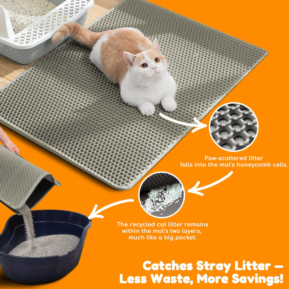 Alfombrilla Blissstorm versátil para comida y agua sin desbordes