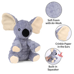 Jouet koala Blnboimrun avec papier crissant pour amusement prolongé