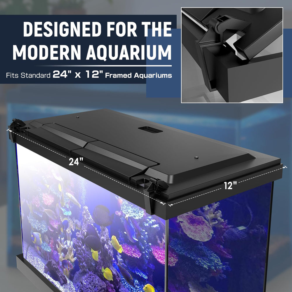 Blosail iluminación coloreada ajustable para plantas y peces en acuario.
