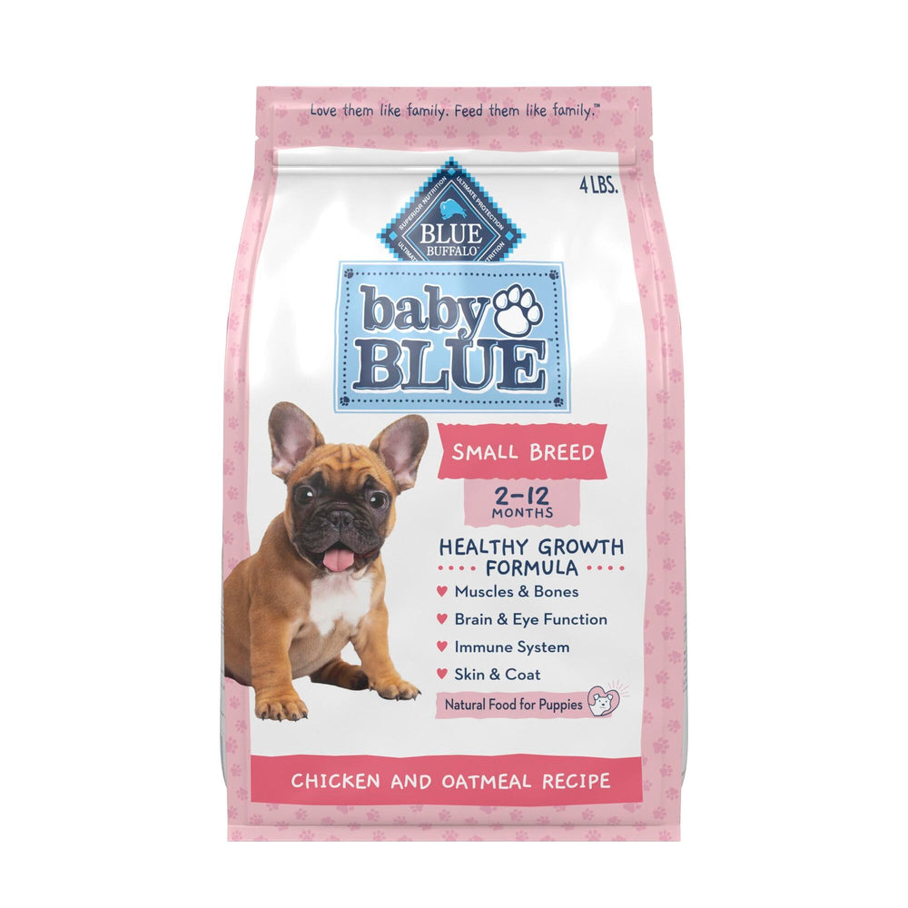 Blue Buffalo Baby BLUE croquettes pour petit chien, adaptées à la croissance.