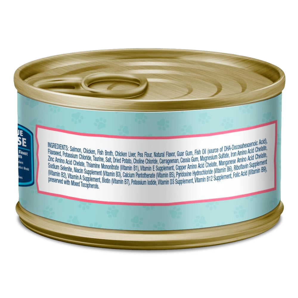 Blue Buffalo Baby BLUE ingredientes clave: salmón real para crecimiento.