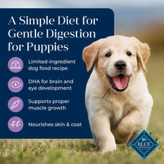 Blue Buffalo Basics DHA-ARA para desarrollo cerebral y ocular de cachorros.