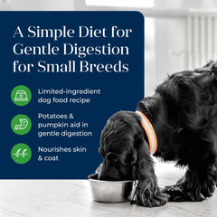 Blue Buffalo Basics fórmula digestiva suave para perros sensibles.