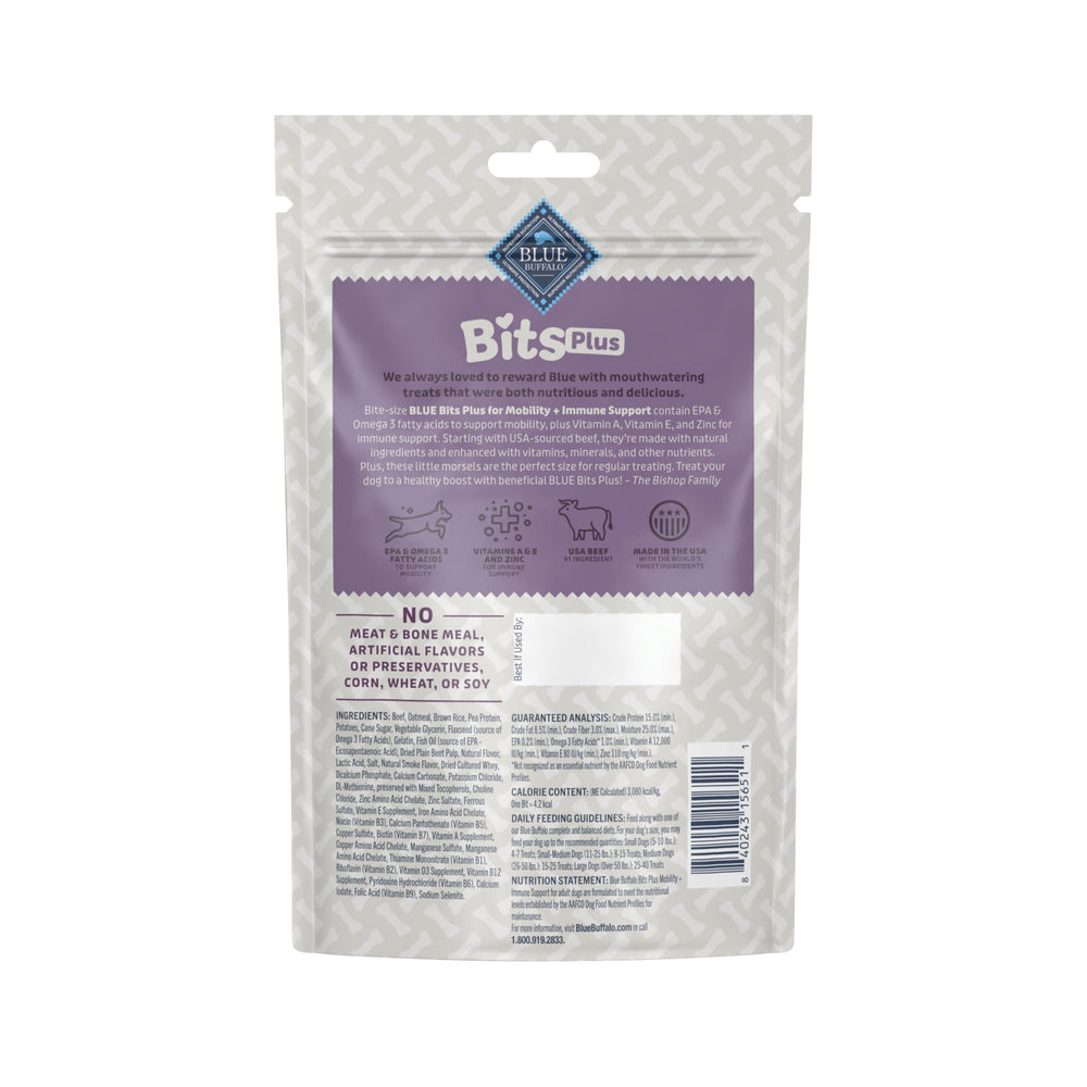 Blue Buffalo Blue Bits Inmunidad: nutrientes para el sistema inmunitario de tu mascota.