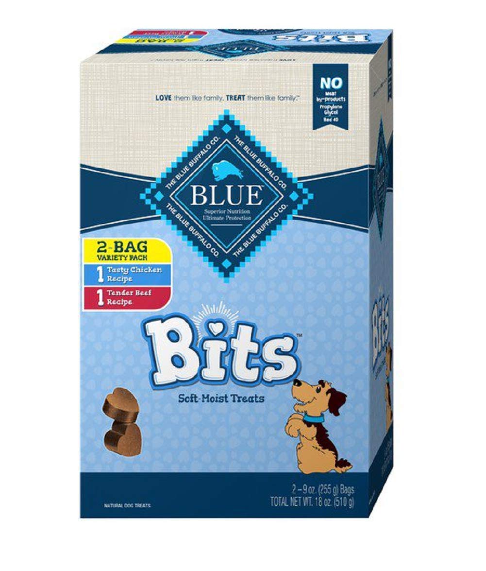 Blue Buffalo Blue Bits recompensa sabrosa para caminatas y juegos