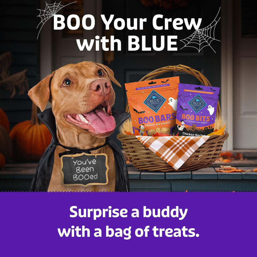 Blue Buffalo Boo Bits para trick-or-treat, recompensas festivas.
