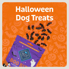 Blue Buffalo Boo Bits con pollo real, sabor reconocible para perros.