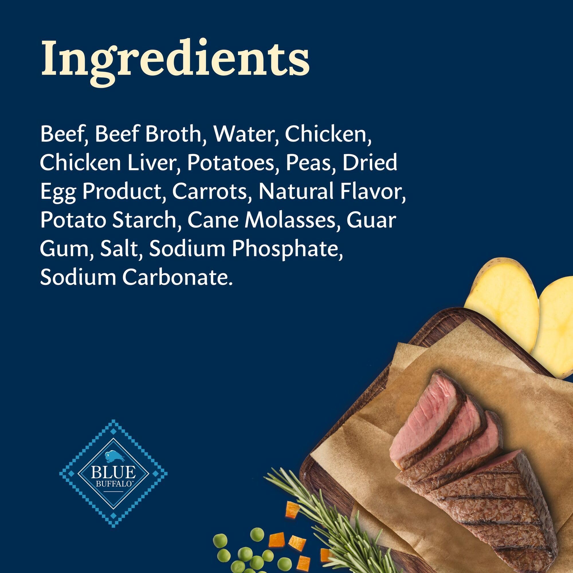 Blue Buffalo Delectables: trozos de res jugosos en salsa para enriquecer la comida.