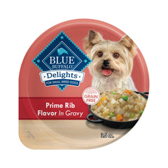Blue Buffalo Delights empaque principal para razas pequeñas, porciones prácticas.
