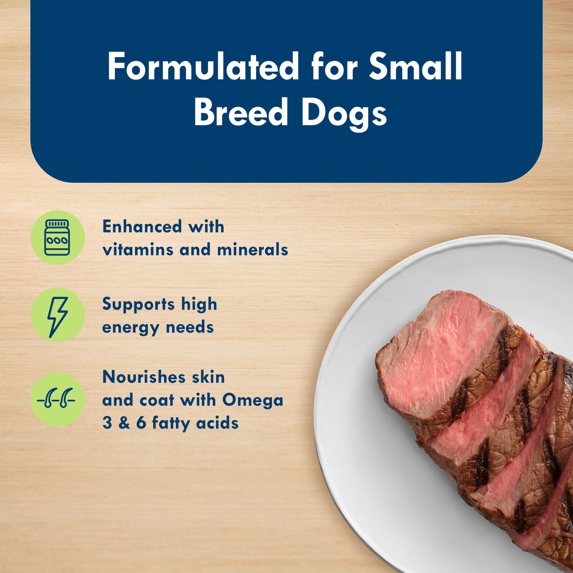 Blue Buffalo Delights sin granos con zanahoria, papa y guisantes, opción de dieta para perros pequeños