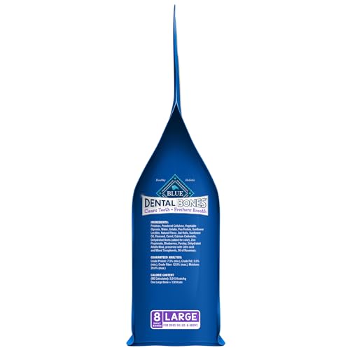 Blue Buffalo Dental Bones receta natural y sin colorantes artificiales