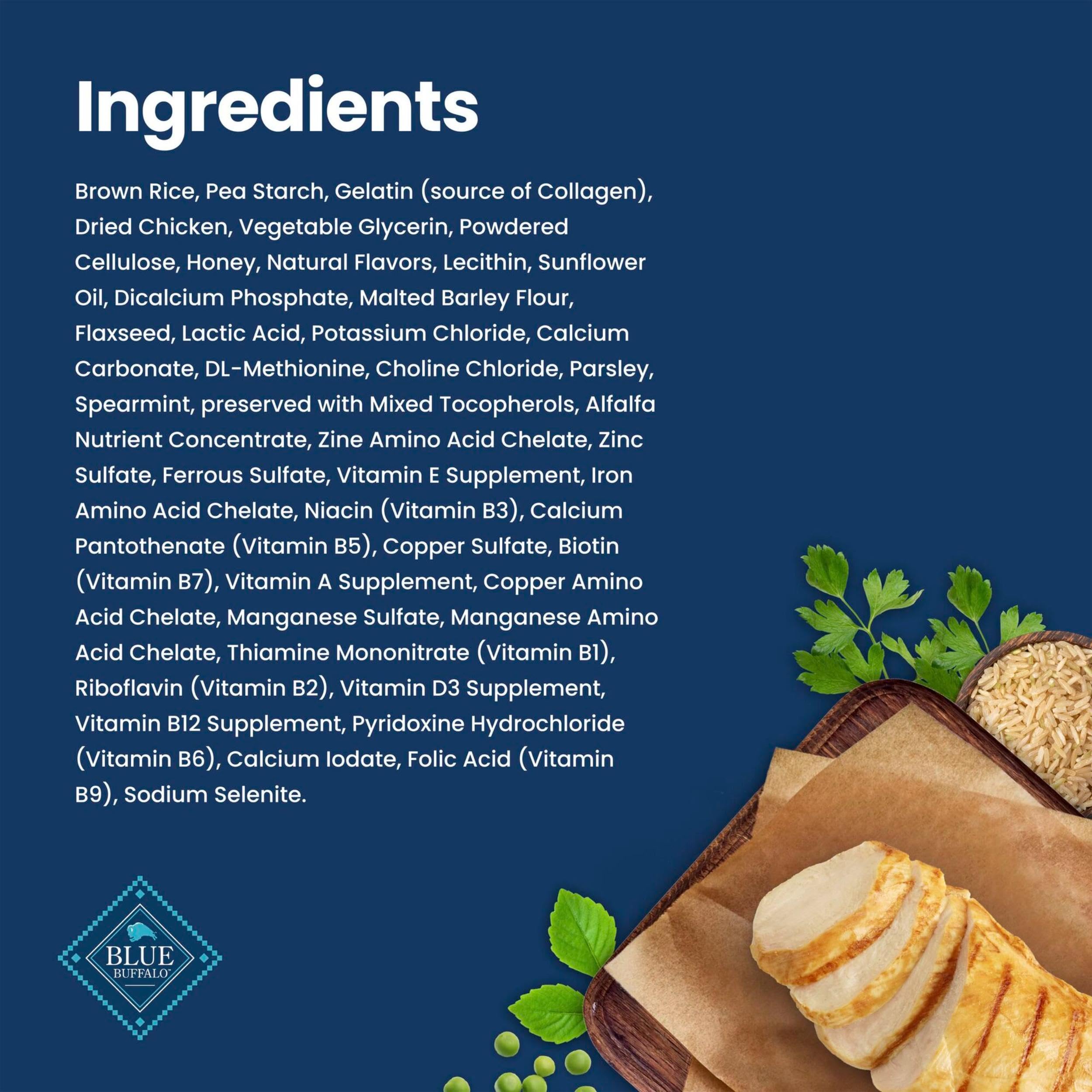 Blue Buffalo Dental Chews: uso diario para mantenimiento dental del perro.