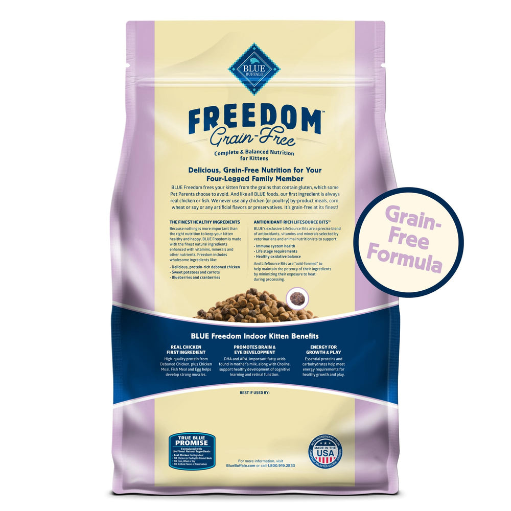 Blue Buffalo Freedom Gatito DHA y ARA para desarrollo cerebral y visual