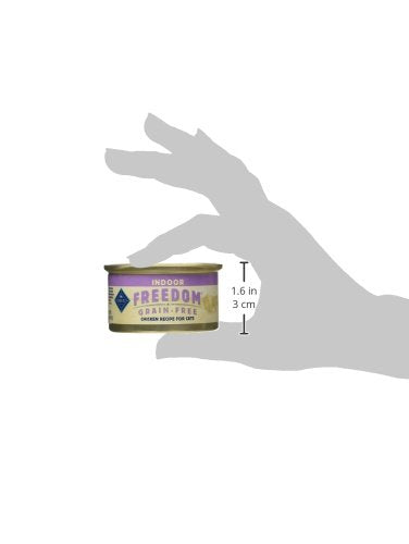 Blue Buffalo Freedom sin granos y con ingredientes naturales para gatos indoor, 3 oz.