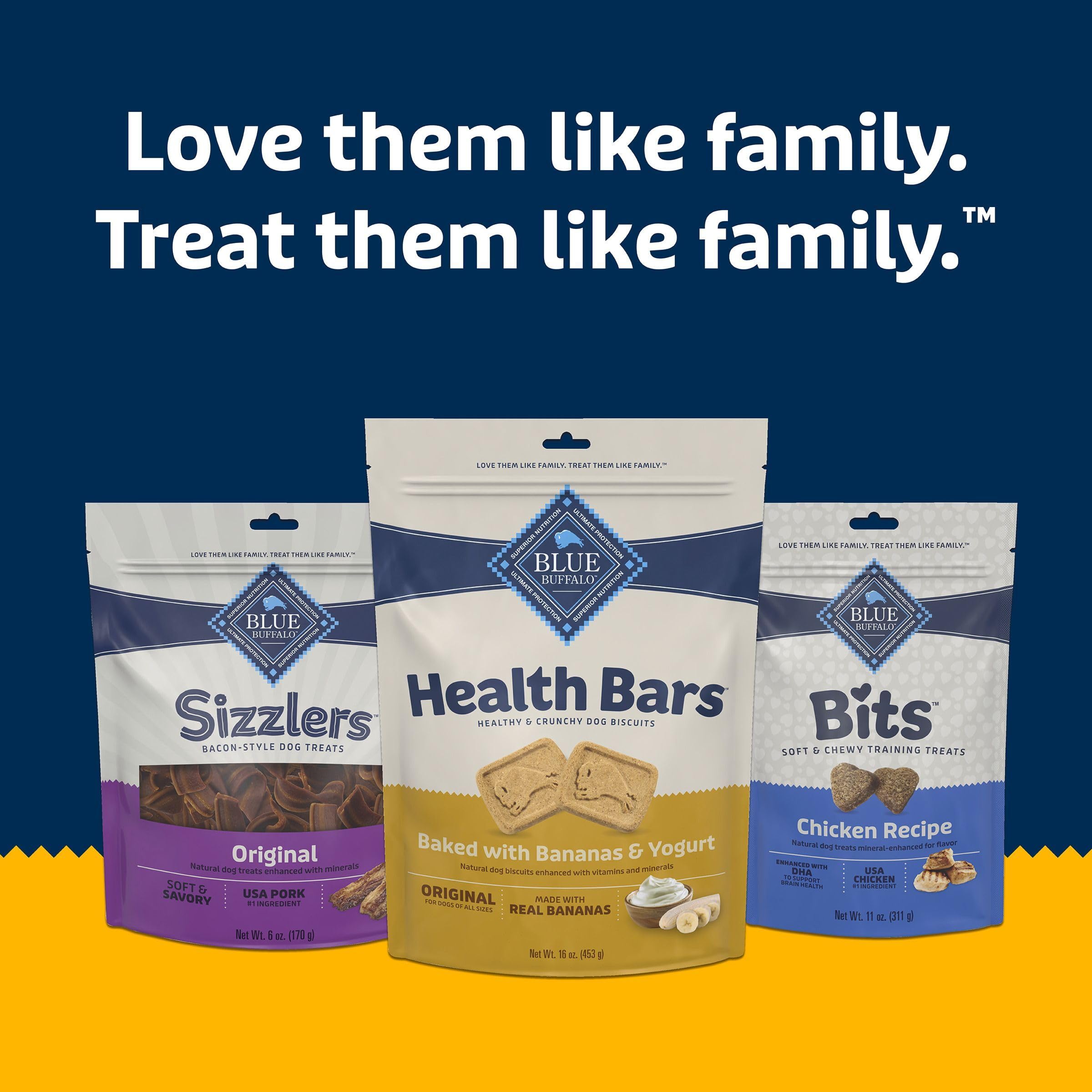 Blue Buffalo Health Bars en bolsa de 16 oz para compartir.