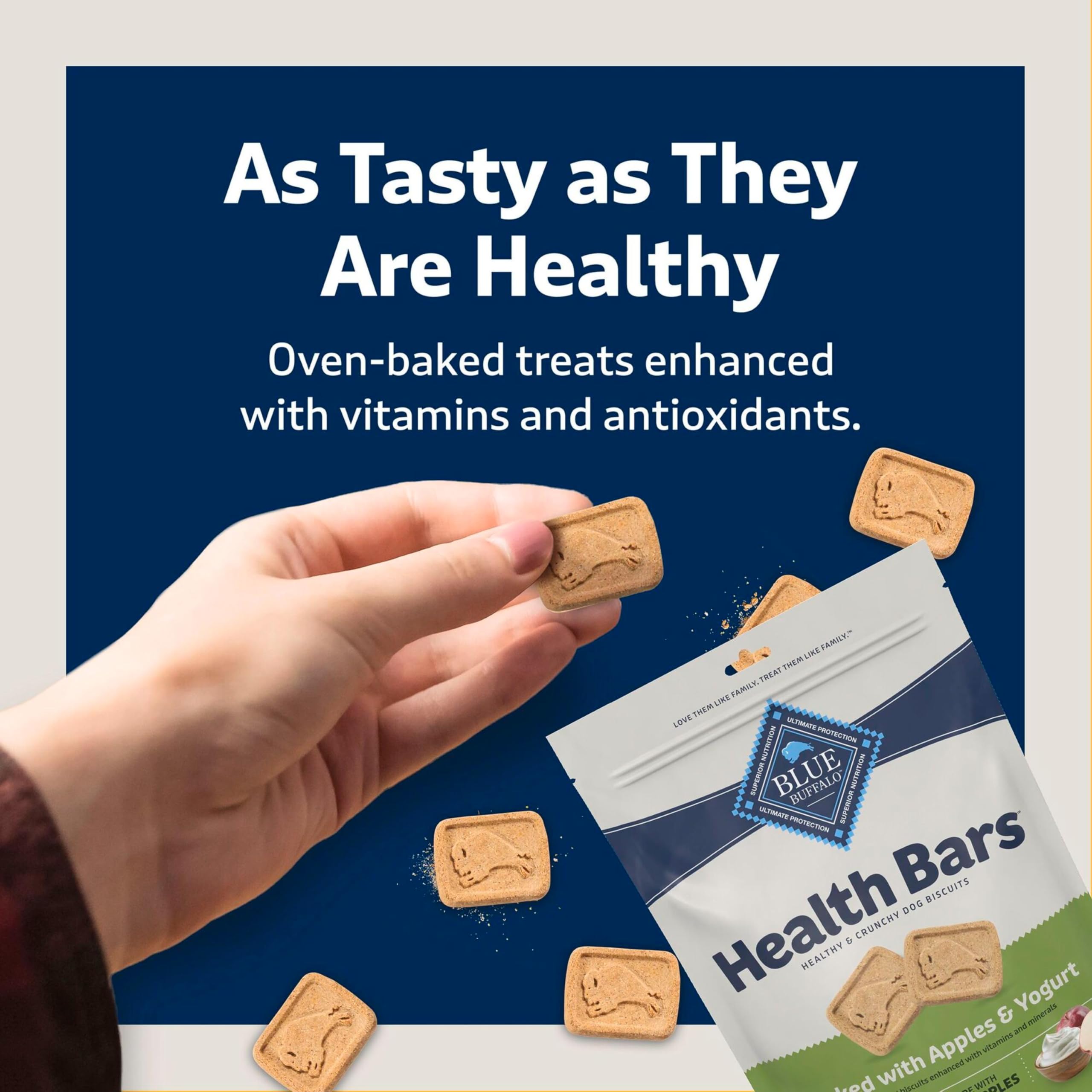 Blue Buffalo Health Bars: ingredientes naturales y granos enteros para sabor auténtico