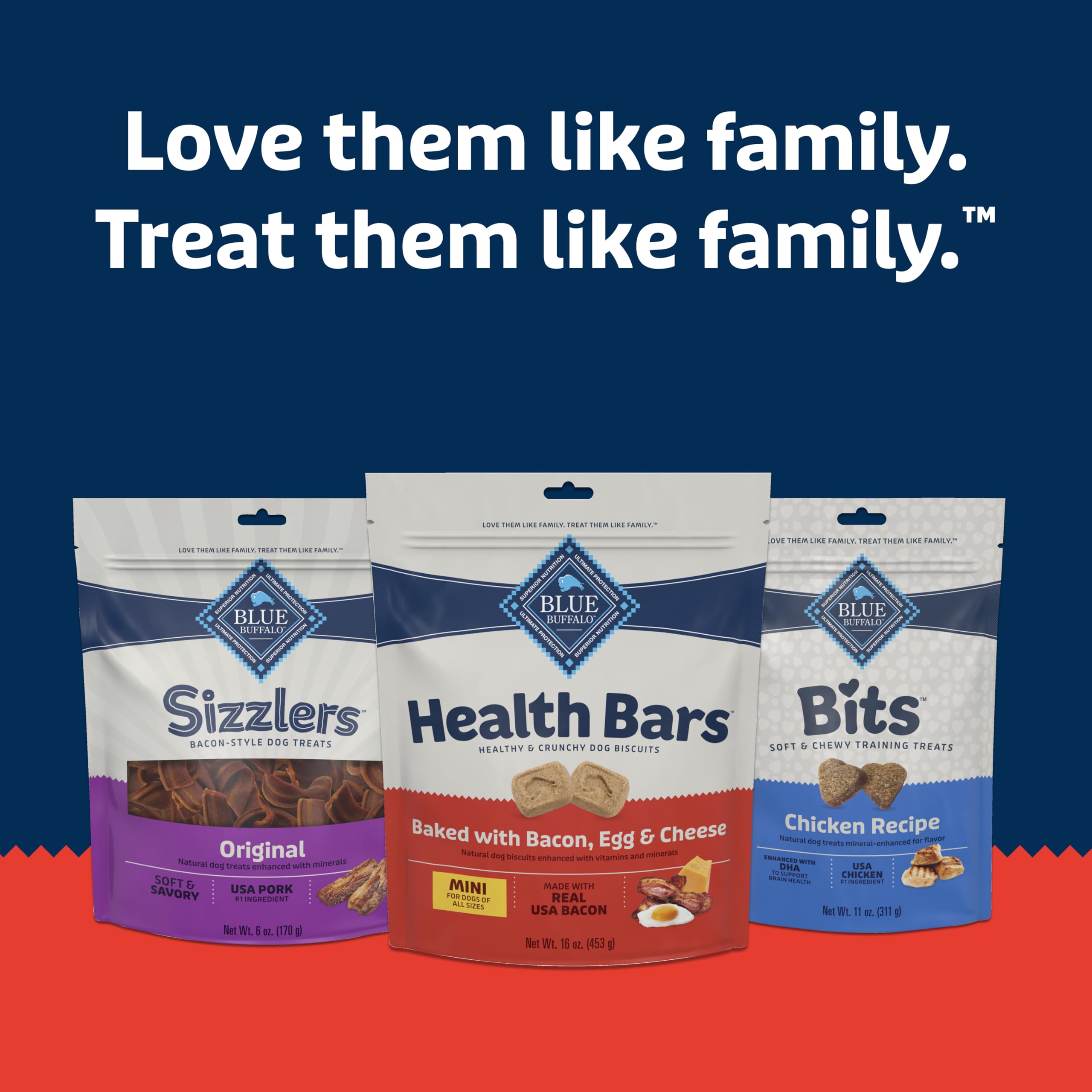 Blue Buffalo Health Bars Mini, textura crujiente para juego y recompensa diaria.