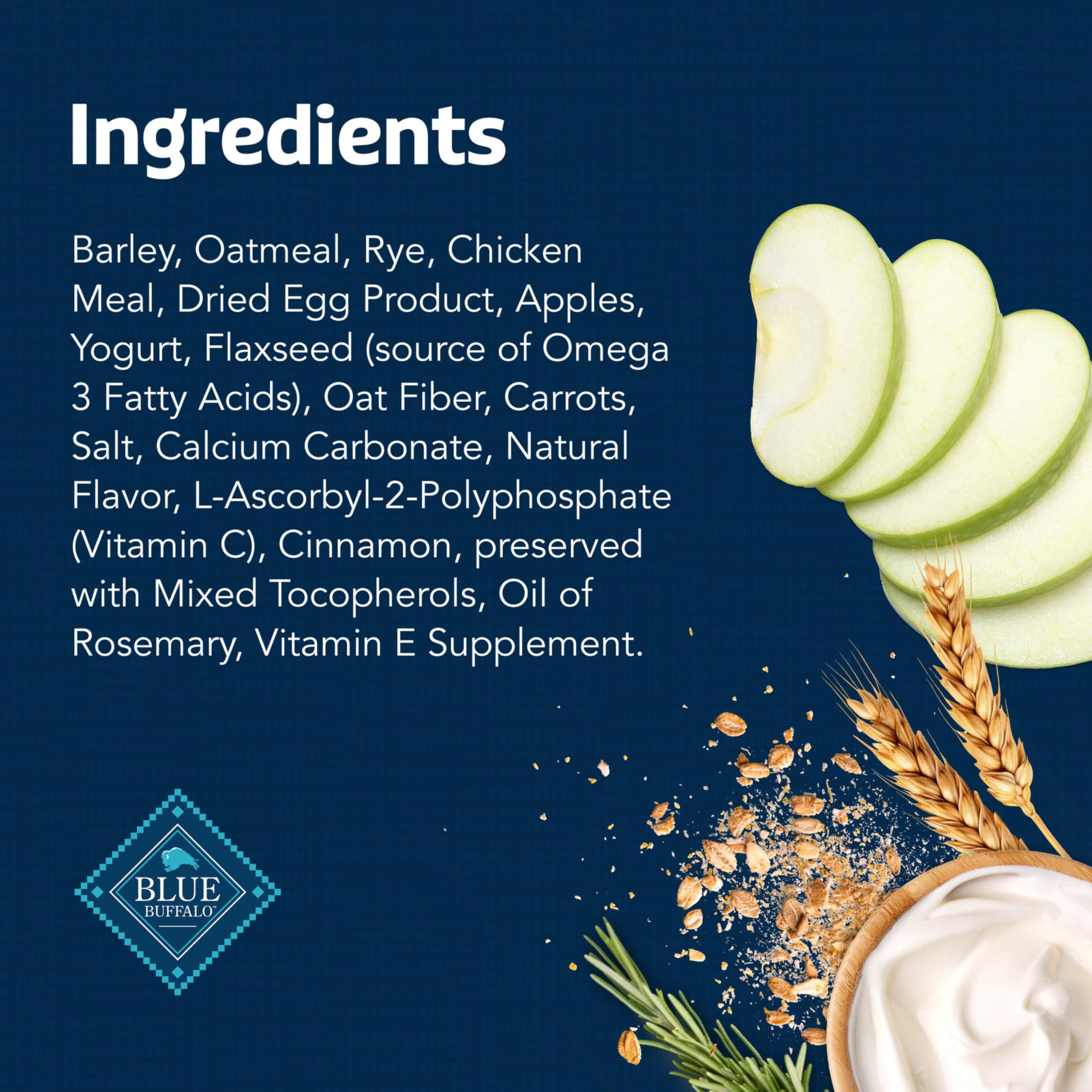 Blue Buffalo Health Bars Mini, sin maíz, trigo ni soja, opción natural para perros.