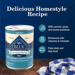 Blue Buffalo Homestyle Receta verduras del jardín, aportan fibra y vitaminas.