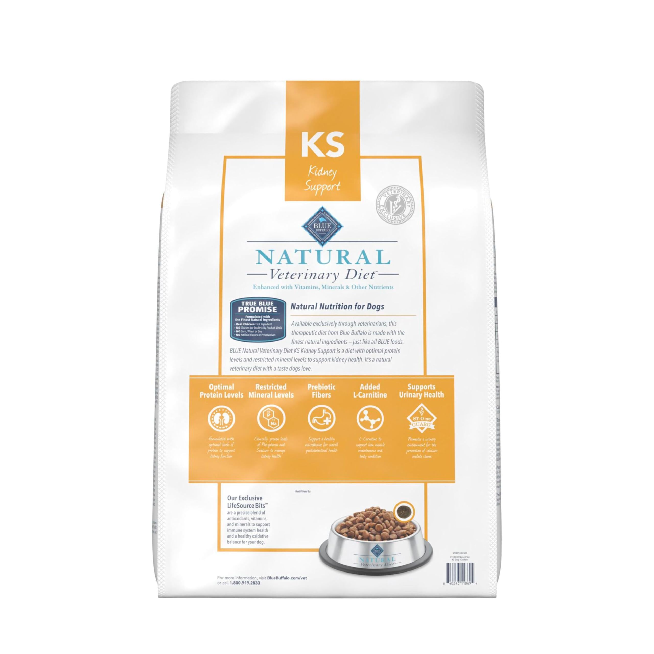 Blue Buffalo KS Croquetas de pollo, fuente de proteína para perros