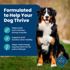 Blue Buffalo Life Protection Formula con cranberries y verduras naturales para apoyo general.