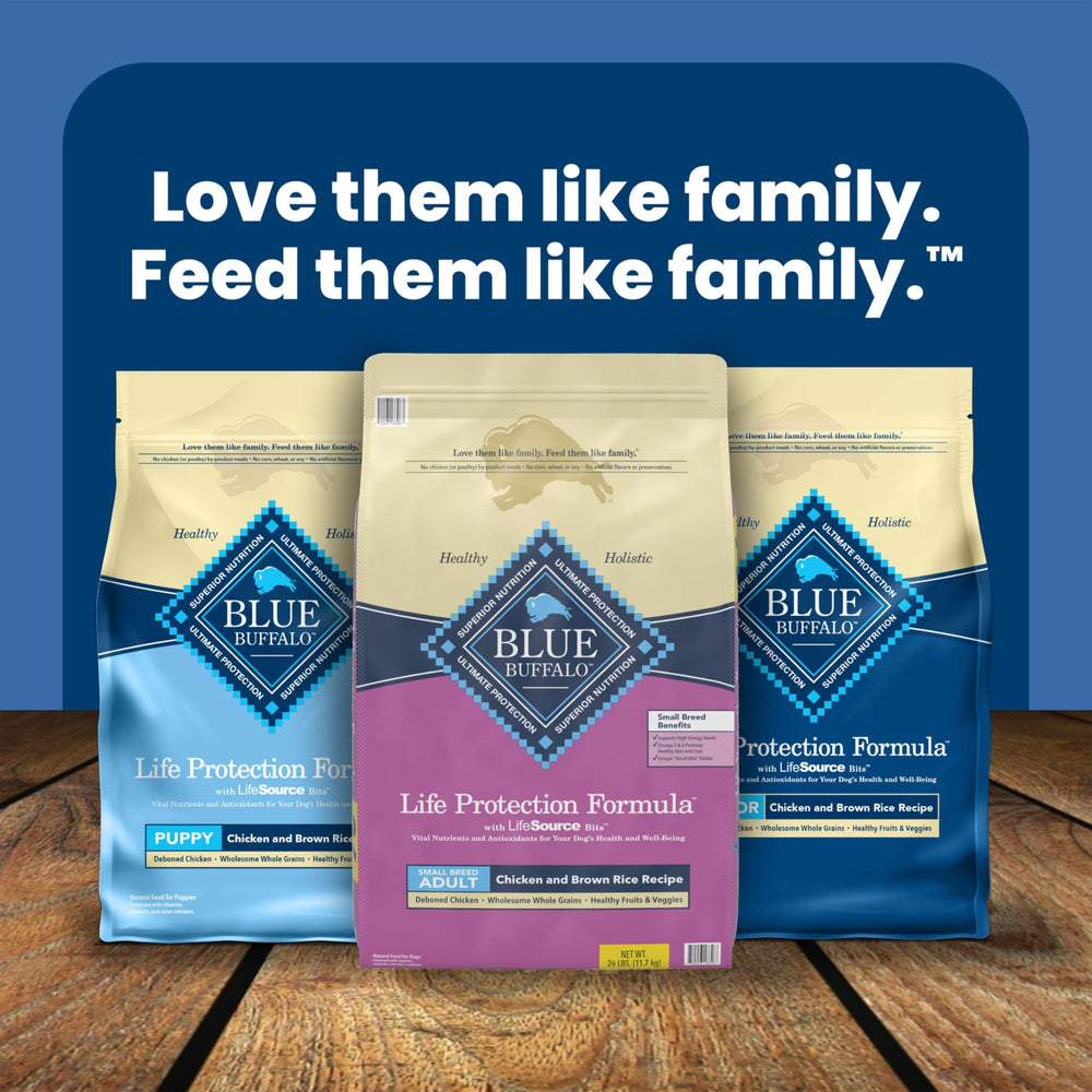 Blue Buffalo Life Protection Formula envase con imagen mejorada.