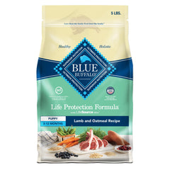 Blue Buffalo Life Protection Formula - bolsa de 5 lb con croquetas de cordero y avena