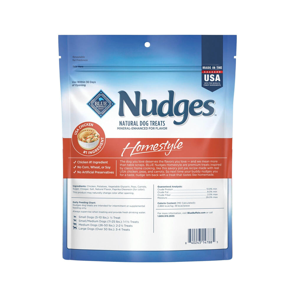 Blue Buffalo Nudges fabricado en EE. UU. con ingredientes de calidad.
