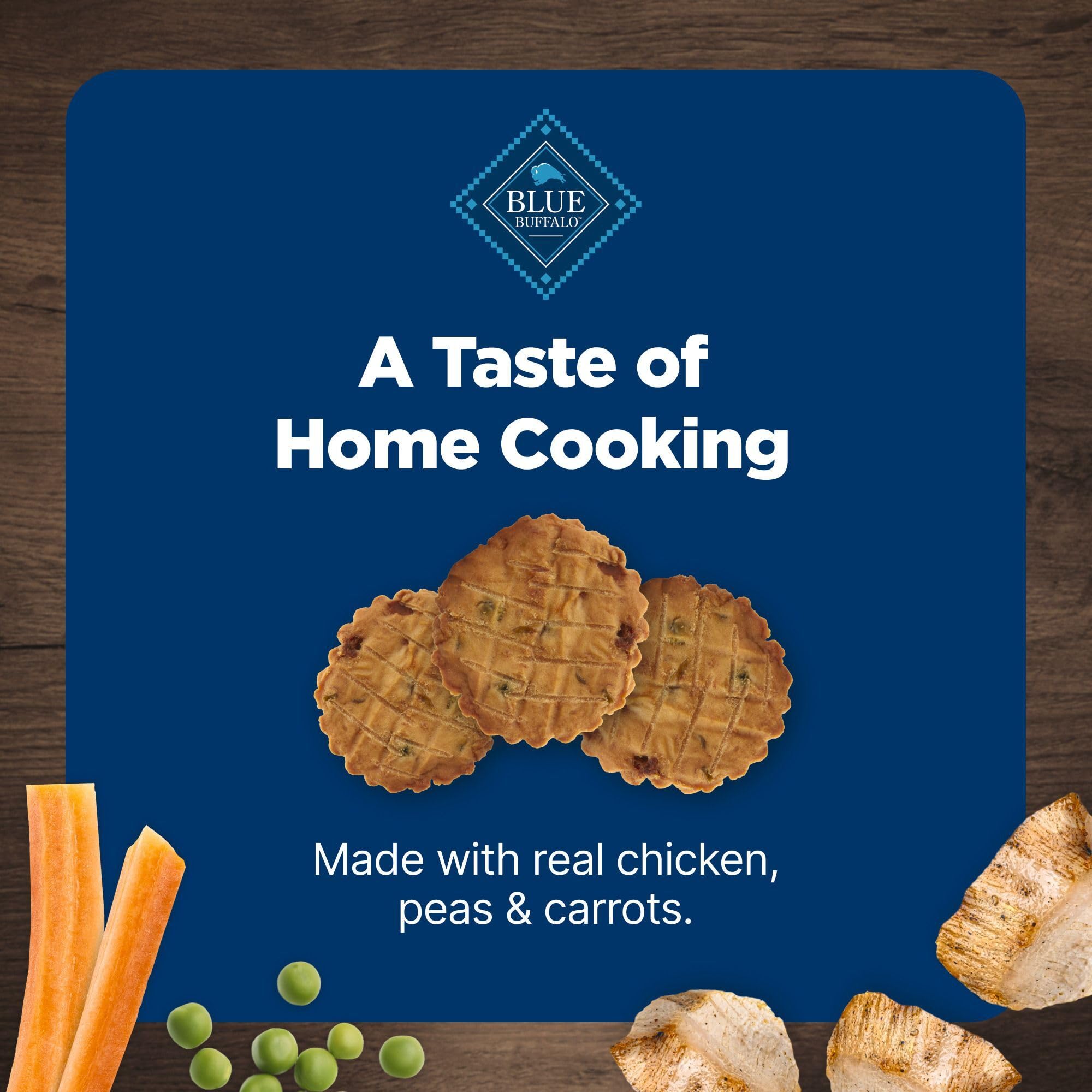 Blue Buffalo Nudges Homestyle sans-additifs: sans colorants artificiels ni conservateurs.