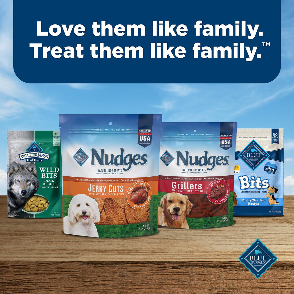 Blue Buffalo Nudges con pato ingredientes naturales destacados