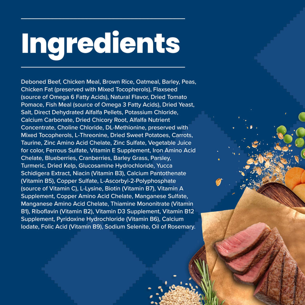 Blue Buffalo: ácidos grasos omega-3 y omega-6 para piel saludable.